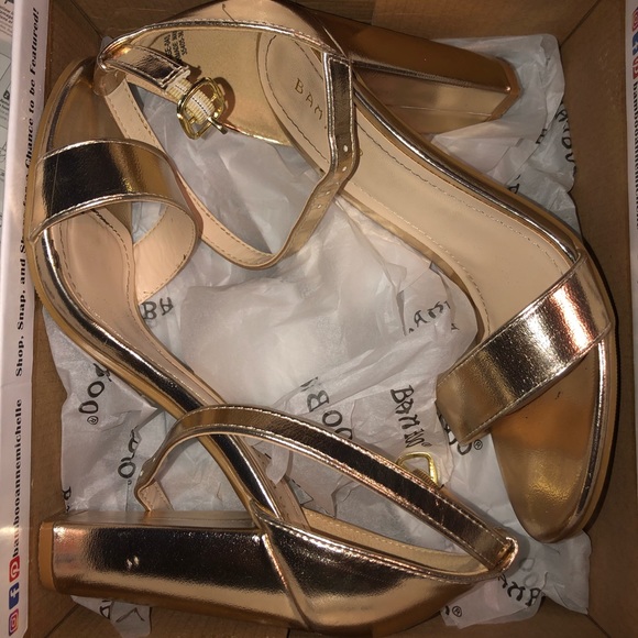 BAMBOO Shoes - Gold Heels BAMBOO Shoes - Gold Heels
